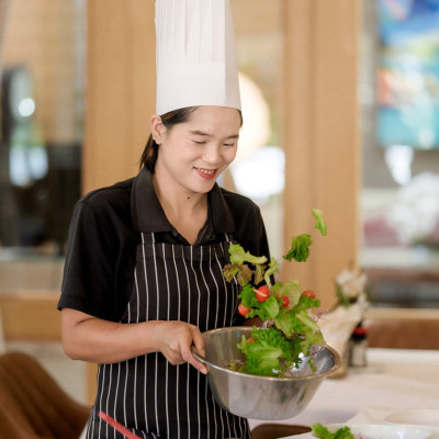 Fresh and nutritious meals prepared for residents at Vivobene Chiang Mai