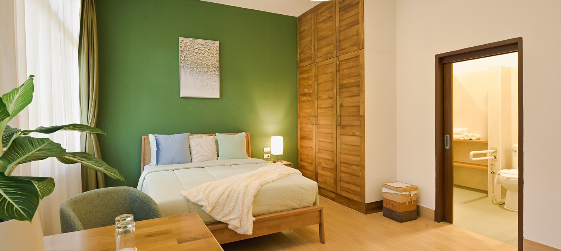Komfortables privates Zimmer mit barrierefreiem Badezimmer