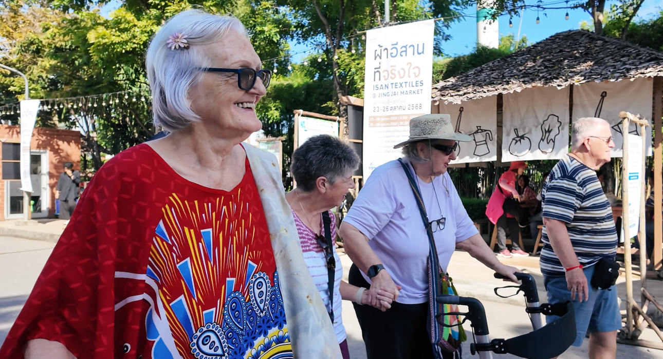 Active social life and group activities at Vivobene assisted living Thailand